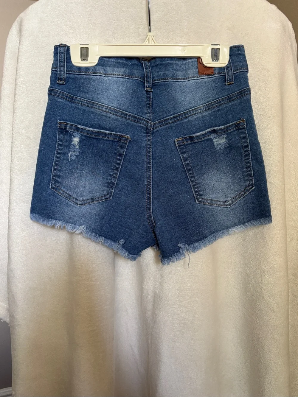 Gogo Jeans High Rise Denim Shorts